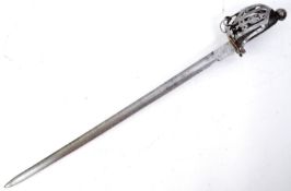 18TH CENTURY SCOTTISH CHILDS BASKET HILTED SWORD