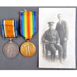 WWI FIRST WORLD WAR MEDAL PAIR - PRIVATE IN ROYAL FUSILIERS