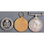 WWI FIRST WORLD WAR MEDAL PAIR TO DRIVER IN ROYAL ARTILLERY