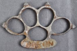 ORIGINAL WWI FIRST WORLD WAR BARON TRENCH KNUCKLEDUSTER