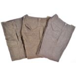 WWII SECOND WORLD WAR INTEREST - BRITISH ARMY TROUSERS
