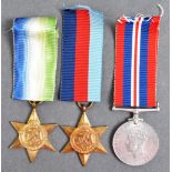 WWII SECOND WORLD WAR MEDAL GROUP - ROYAL NAVY KIA 1940