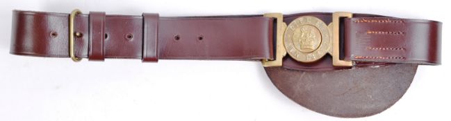 20TH CENTURY BRITISH ARMY LEATHER UNIFORM BELT