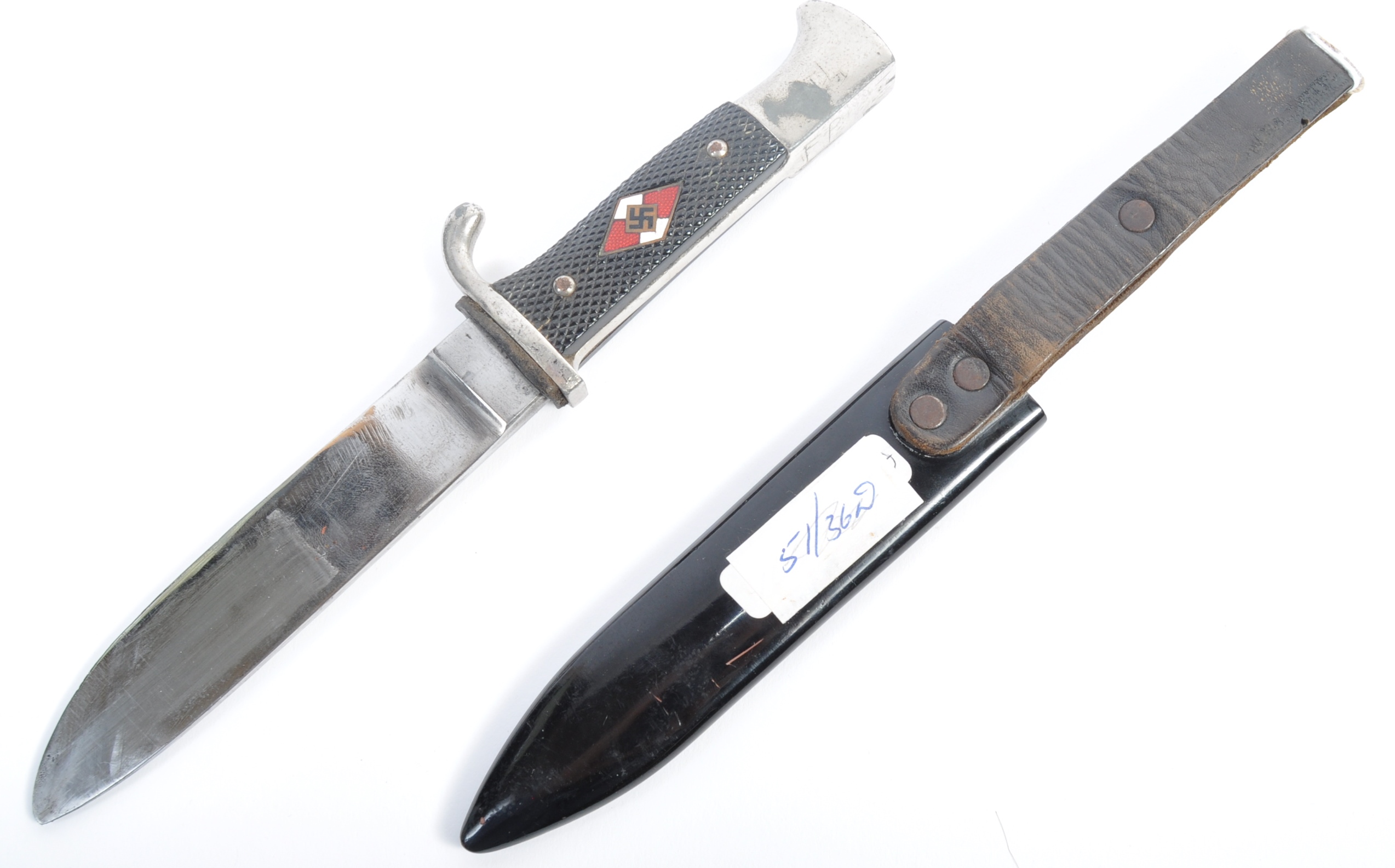 WWII SECOND WORLD WAR GERMAN HITLER YOUTH DAGGER - Image 8 of 9