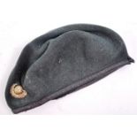 WWII ROYAL MARINE COMMANDO UNIFORM BERET & BADGE