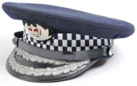 20TH CENTURY BRITISH POLICE CHIEF CONSTABLE UNIFORM CAP