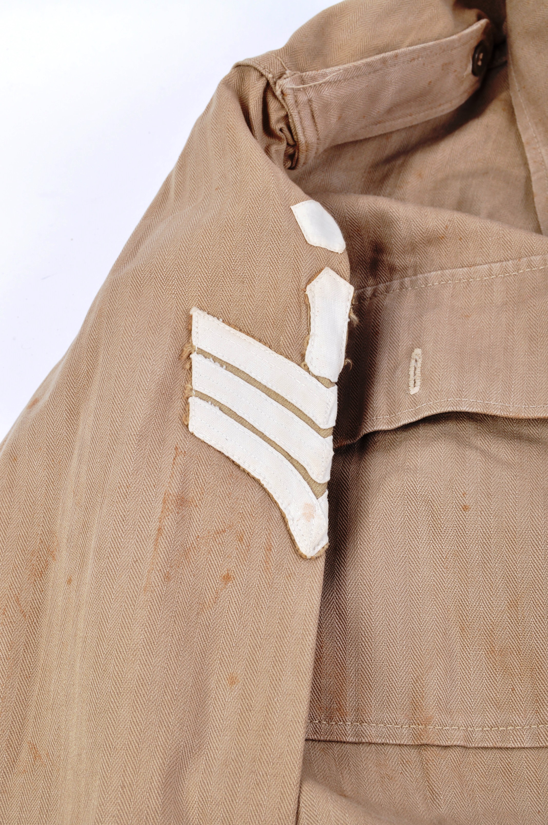 SECOND WORLD WAR ROYAL ENGINEERS STAFF SERGEANT UNIFORM ITEMS - Image 10 of 12