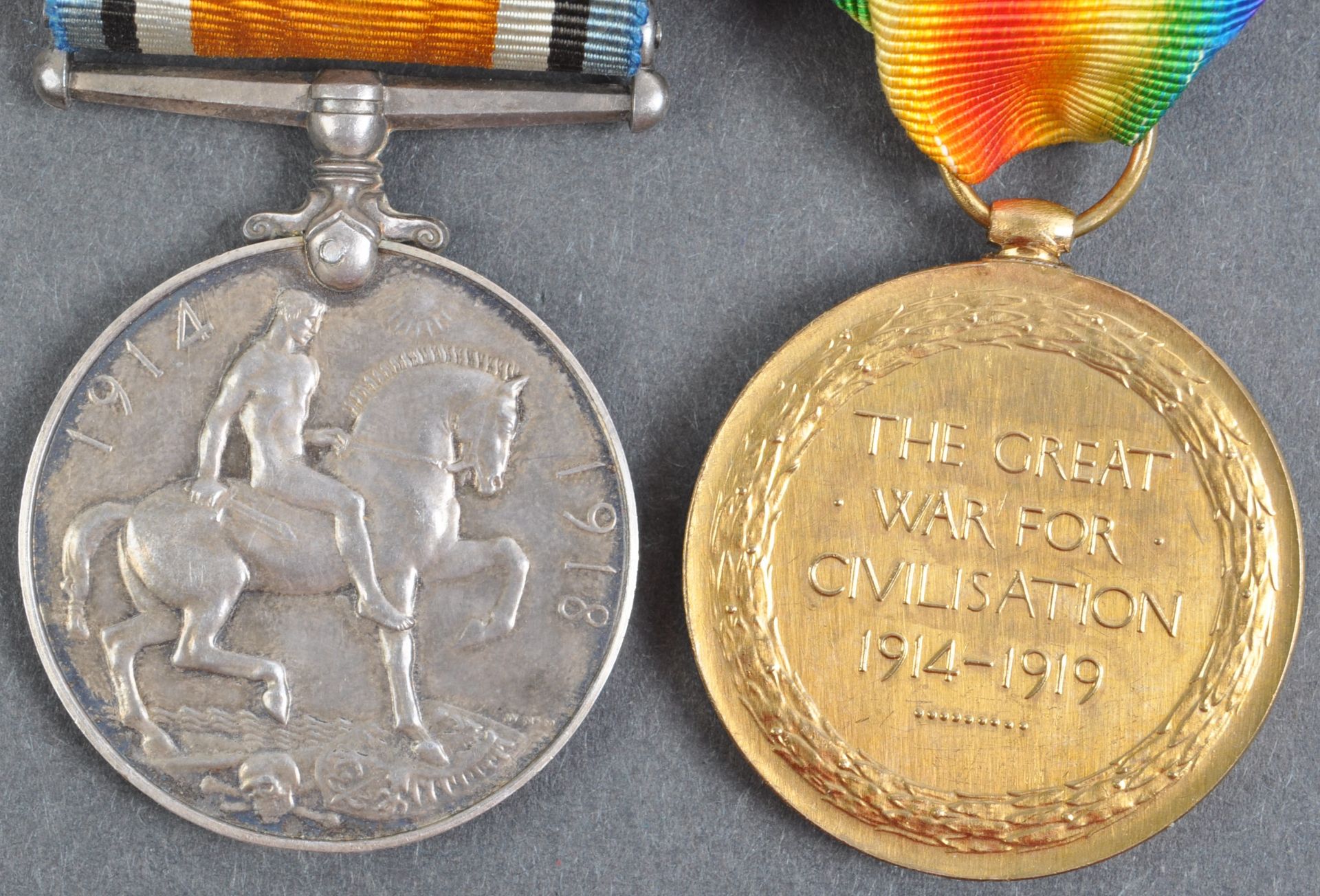 WWI FIRST WORLD WAR MEDAL PAIR - PRIVATE IN ROYAL FUSILIERS - Image 3 of 5