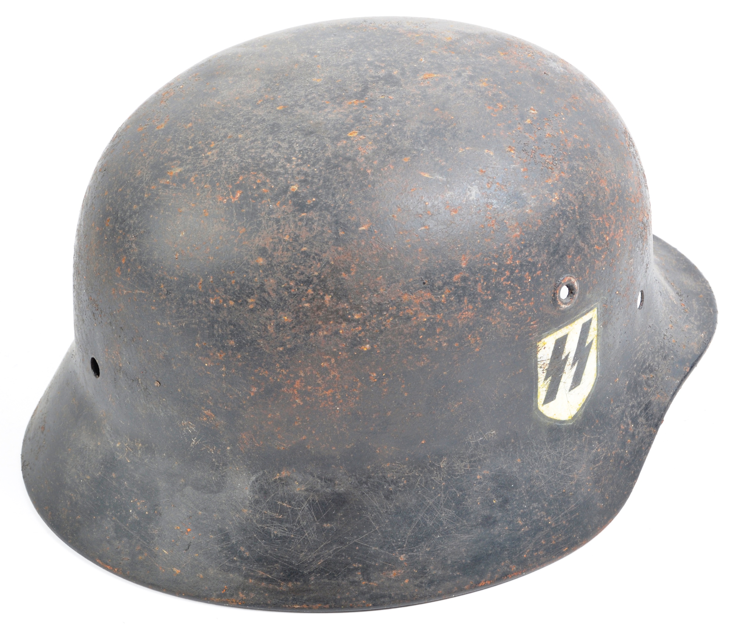 WWII SECOND WORLD WAR THIRD REICH GERMAN M40 COMBAT HELMET - Image 2 of 7