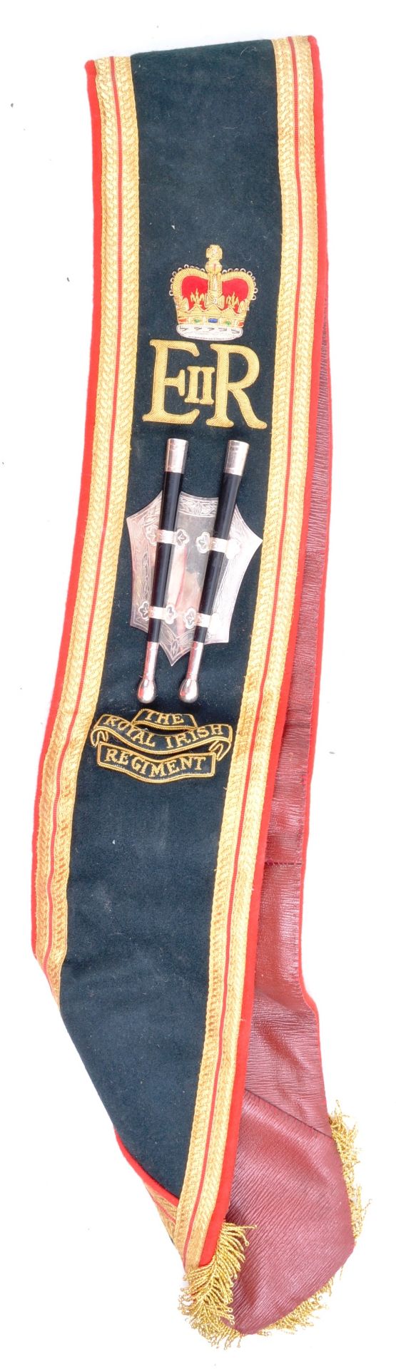 20TH CENTURY THE ROYAL IRISH REGIMENT MILITARY DRUM SASH - Bild 6 aus 7