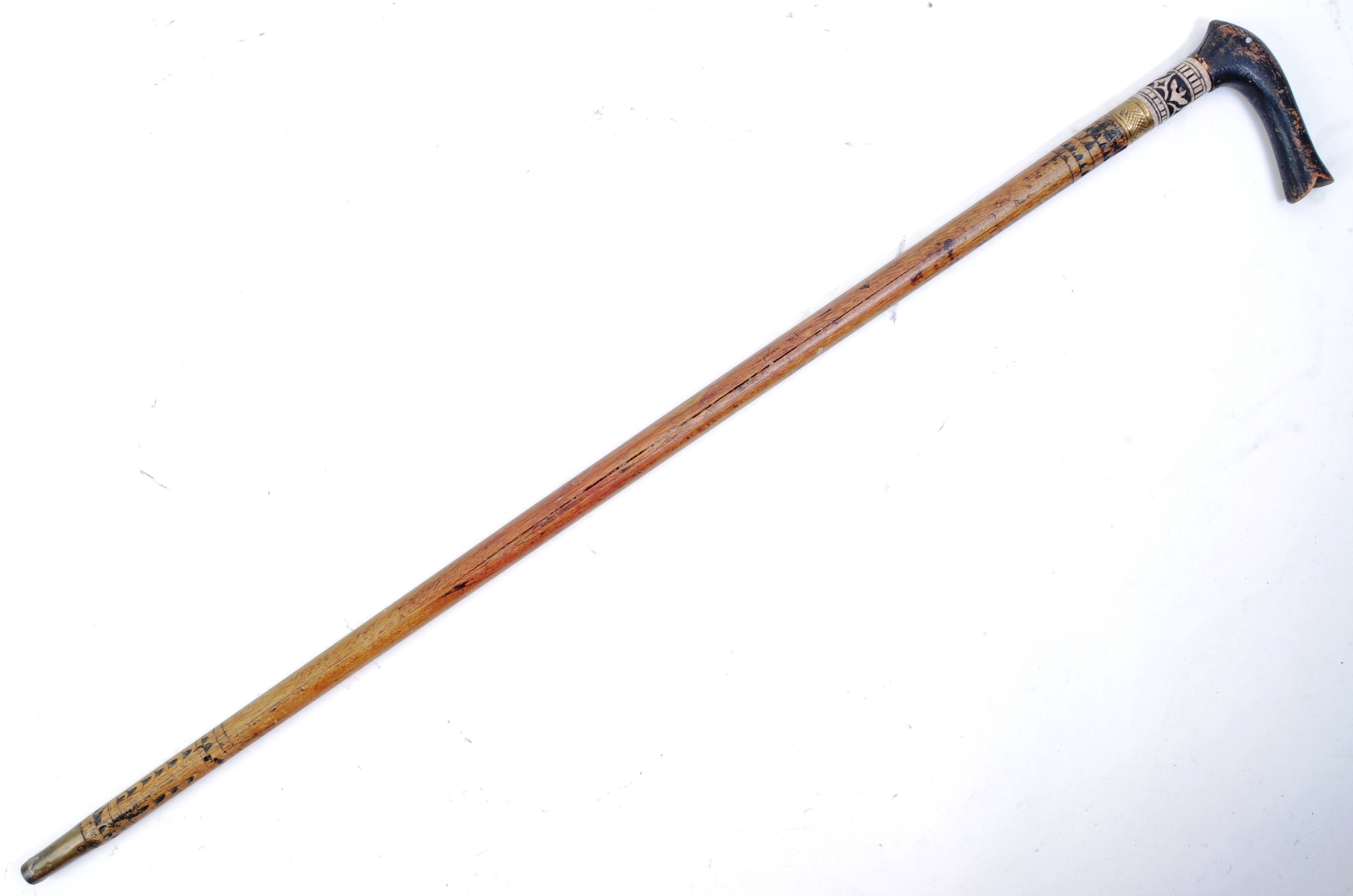 19TH CENTURY SWORD STICK OF INDIAN / MIDDLE EASTERN INTEREST - Image 8 of 8