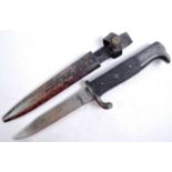 WWII SECOND WORLD WAR GERMAN THIRD REICH TRENCH KNIFE