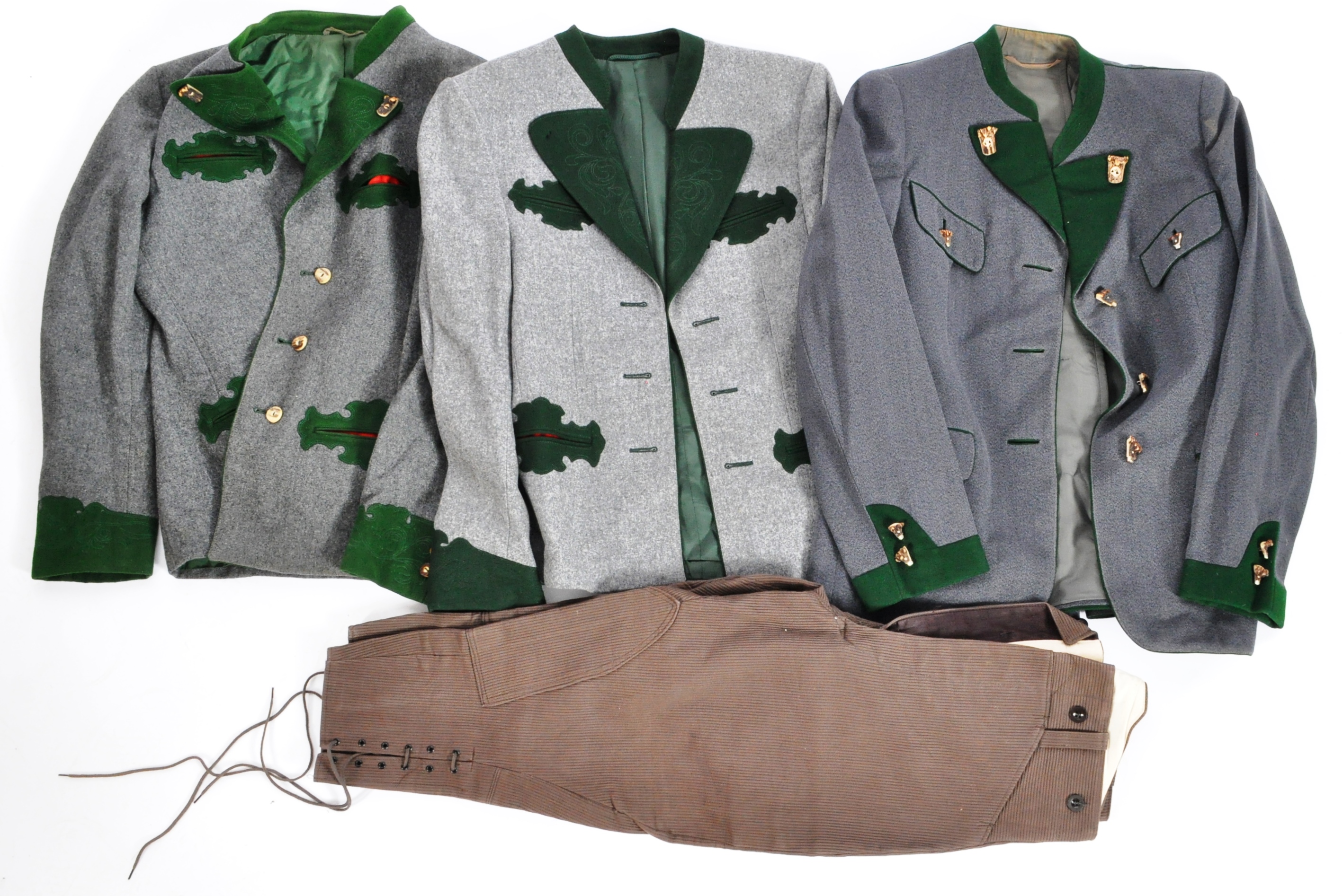 COLLECTION OF VINTAGE AUSTRIAN / GERMAN YODELLING JACKETS