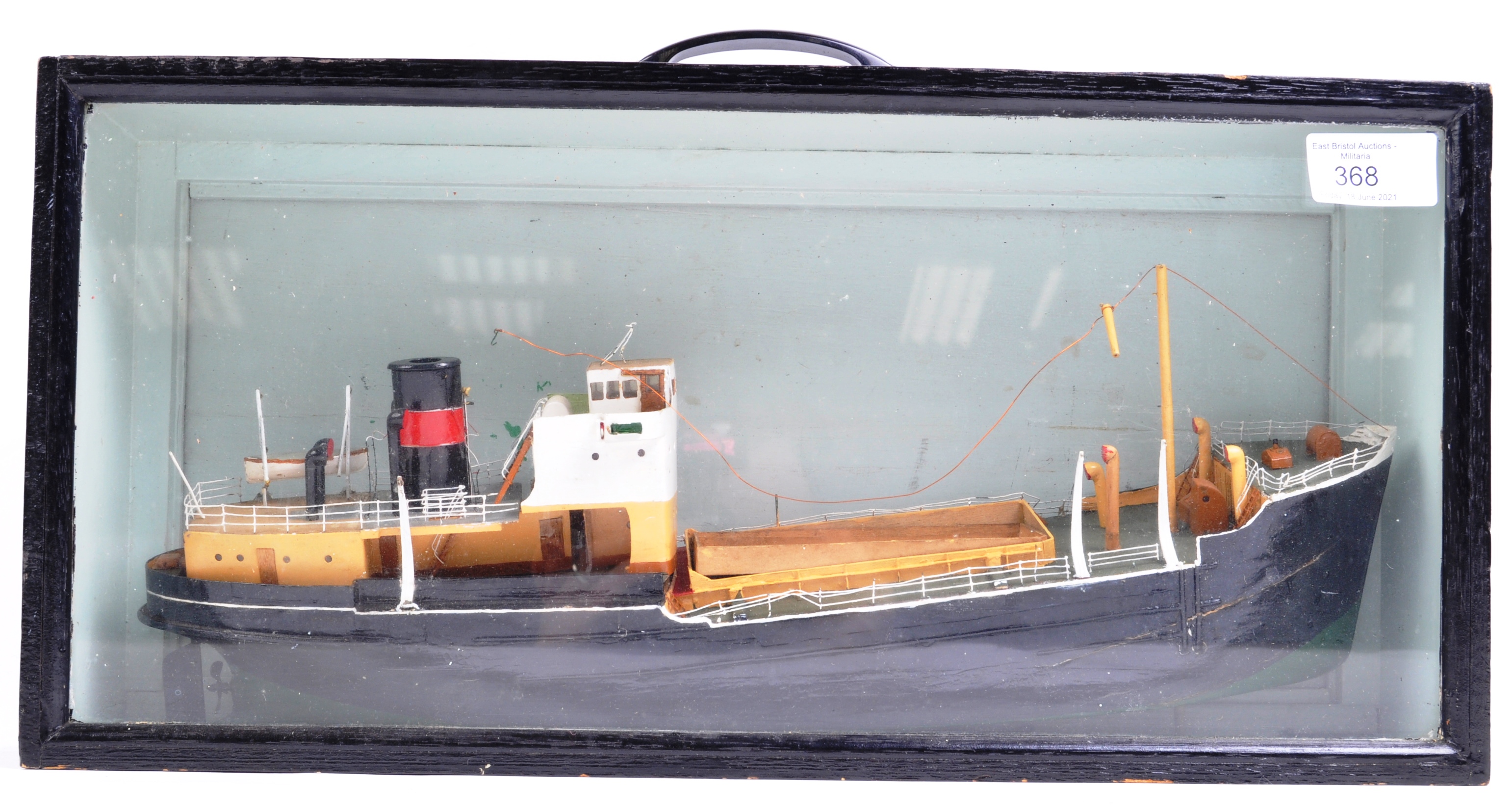 20TH CENTURY SCRATCH BUILT SEAT FISHING BOAT MODEL - Image 5 of 8
