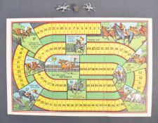 WWII RAF POW CAMP BOARD GAME ' HORSE RACING ' BELO