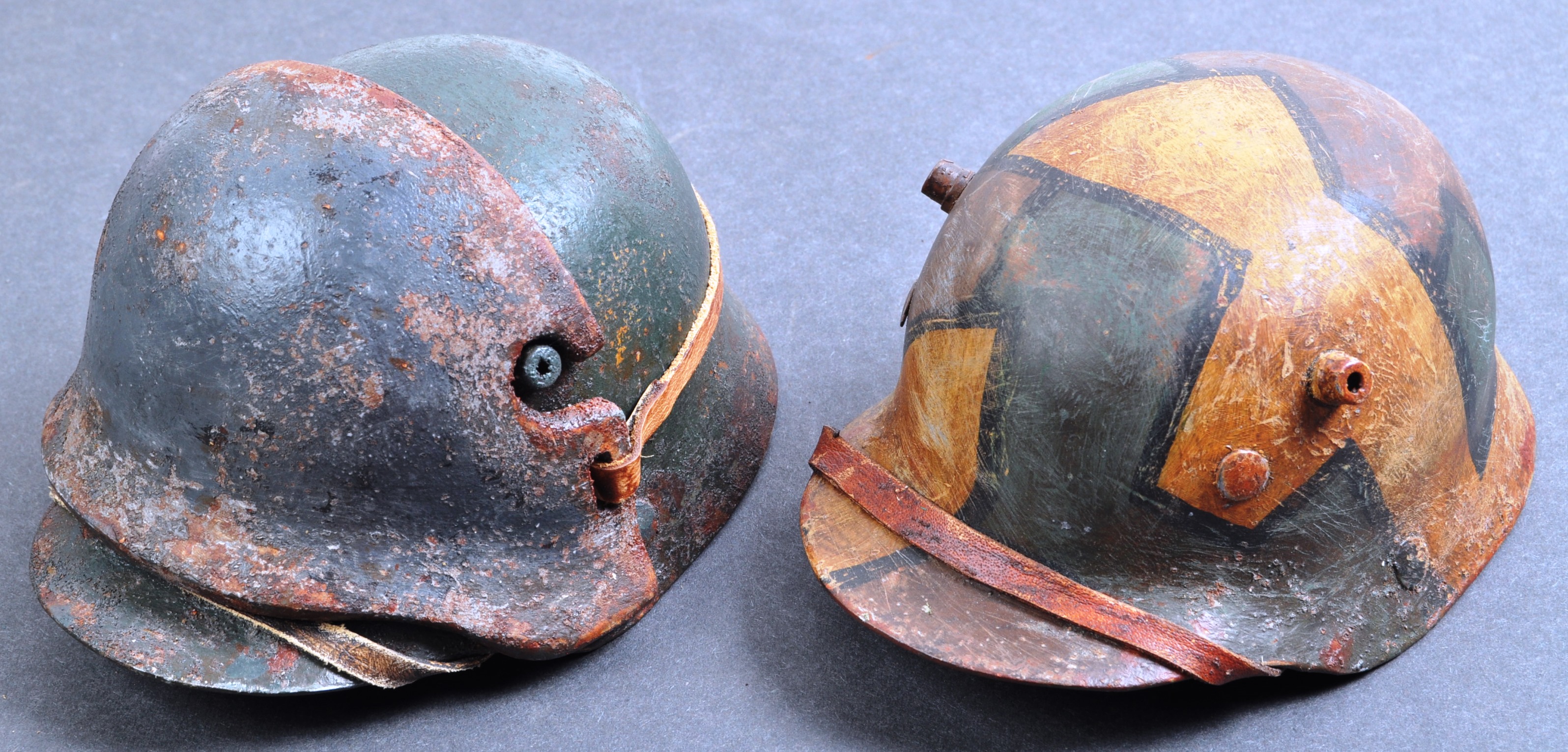 WWI FIRST WORLD WAR MINIATURE STAHLHELM GERMAN HELMETS