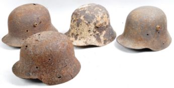 WWI FIRST & WWII SECOND WORLD WAR HELMETS