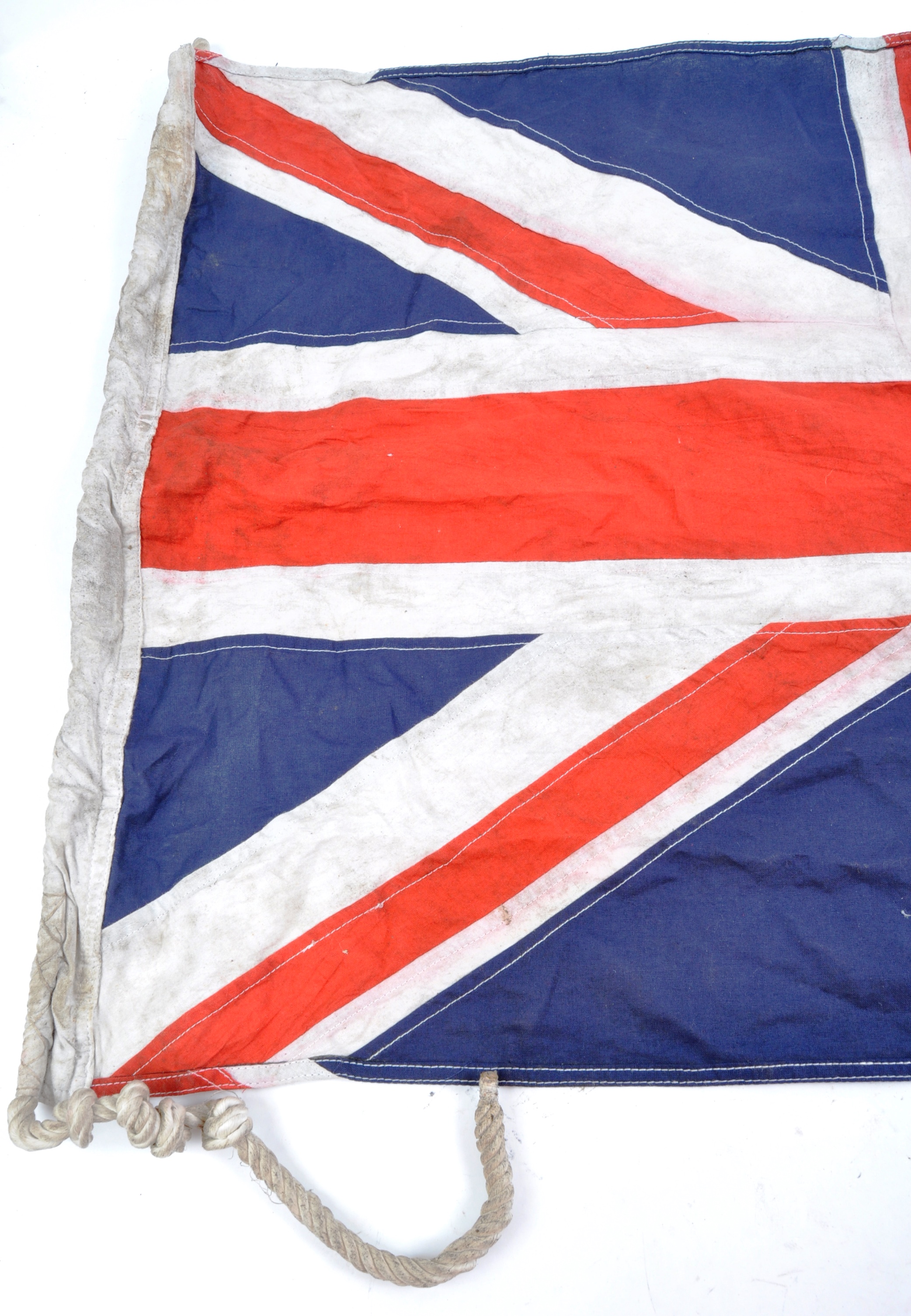 ORIGINAL WWII SECOND WORLD WAR ROYAL MARINES UNION JACK FLAG - Image 4 of 7