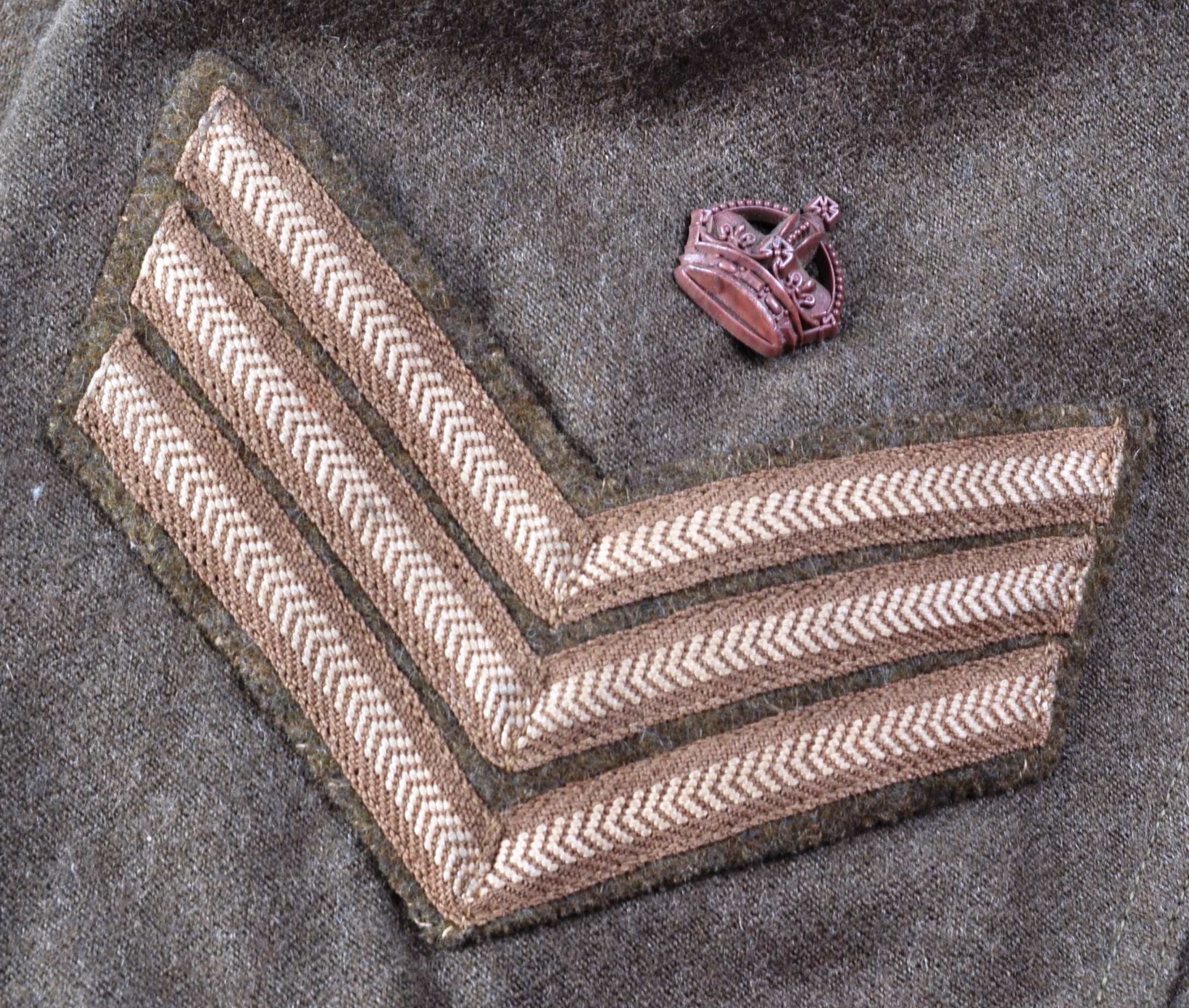 SECOND WORLD WAR ROYAL ENGINEERS STAFF SERGEANT UNIFORM ITEMS - Image 12 of 12