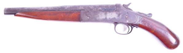 ORIGINAL HARRINGTON & RICHARDSON 28 BORE SAWN OFF SHOTGUN (DEACTIVATED)