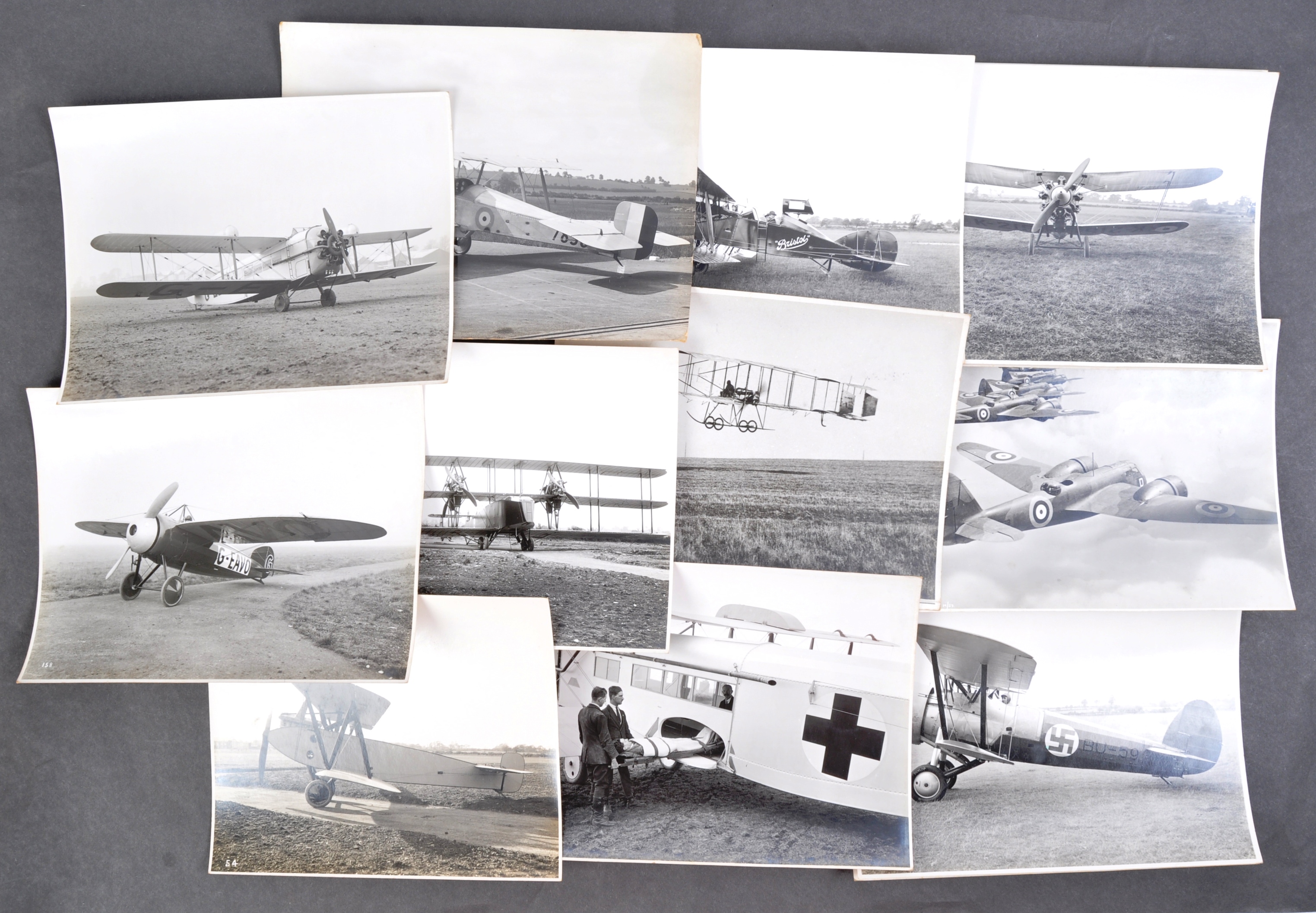 BRISTOL AEROPLANE COMPANY - ORIGINAL PRESS PHOTOS OF AIRCRAFT