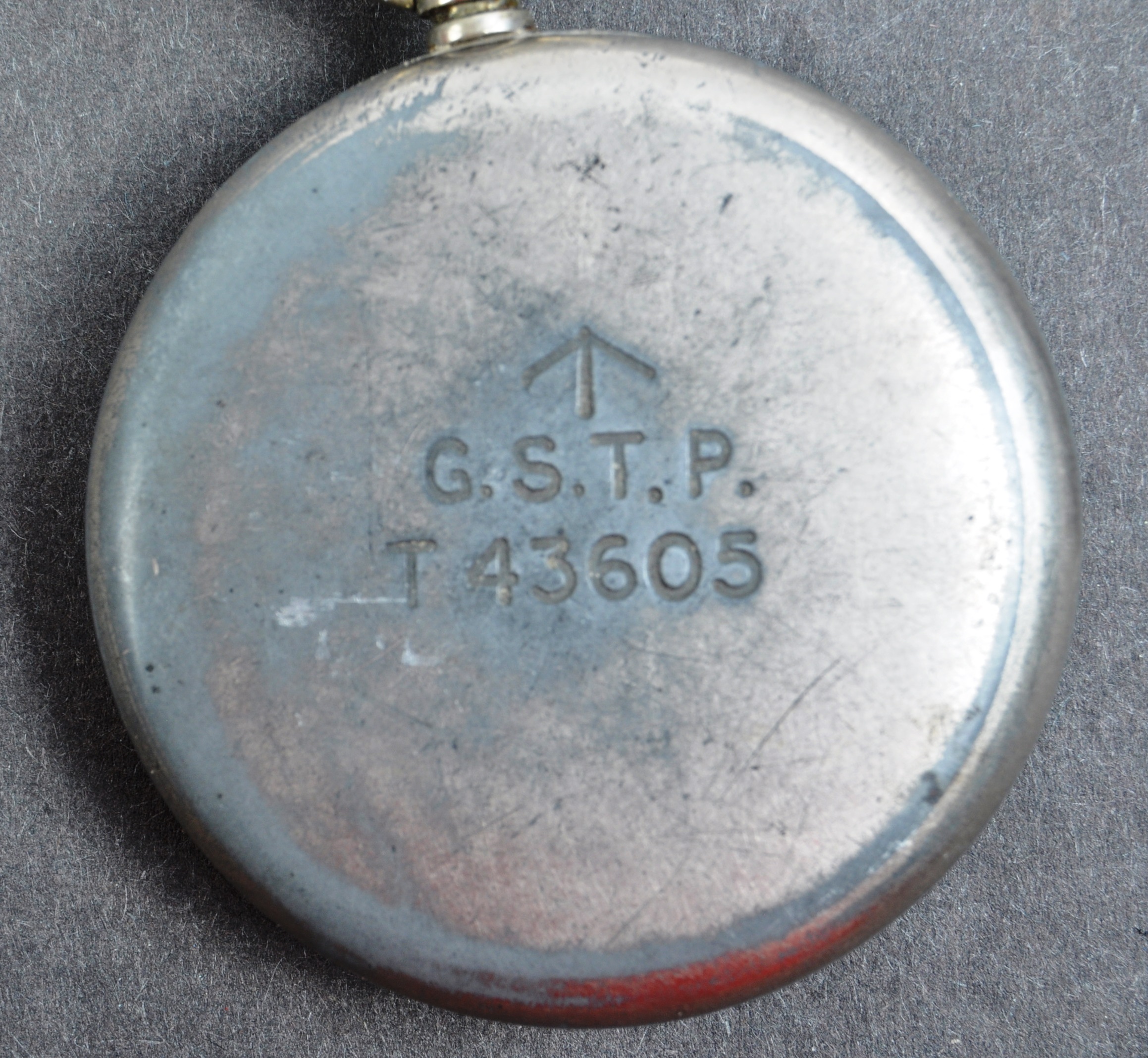 WWII SECOND WORLD WAR RAF CREW POCKET WATCH & BADGE - Image 6 of 7