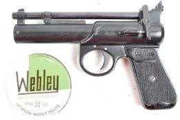 ORIGINAL BRITISH MADE WEBLEY.177 CALIBRE AIR PISTOL