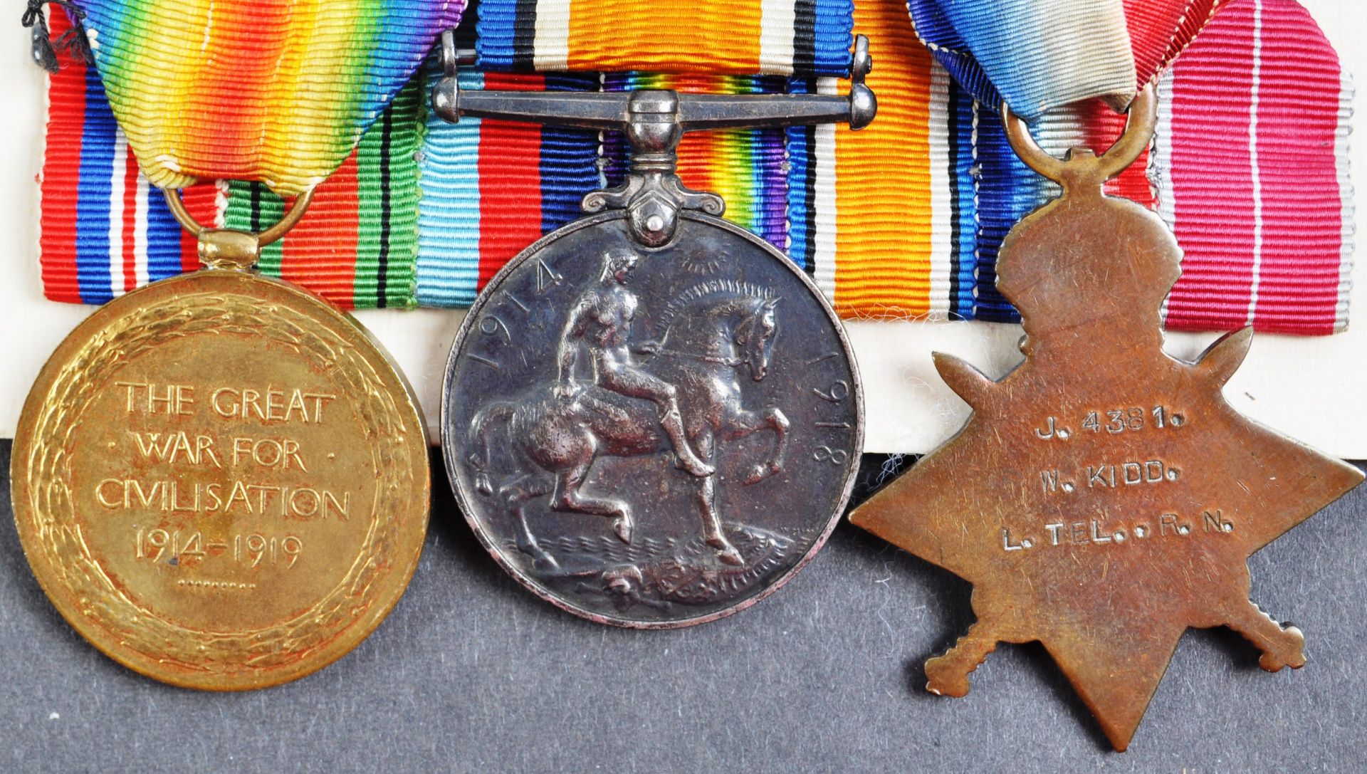 WWI & WWII SECOND WORLD WAR MEDAL GROUP - ROYAL NAVY - Image 2 of 5