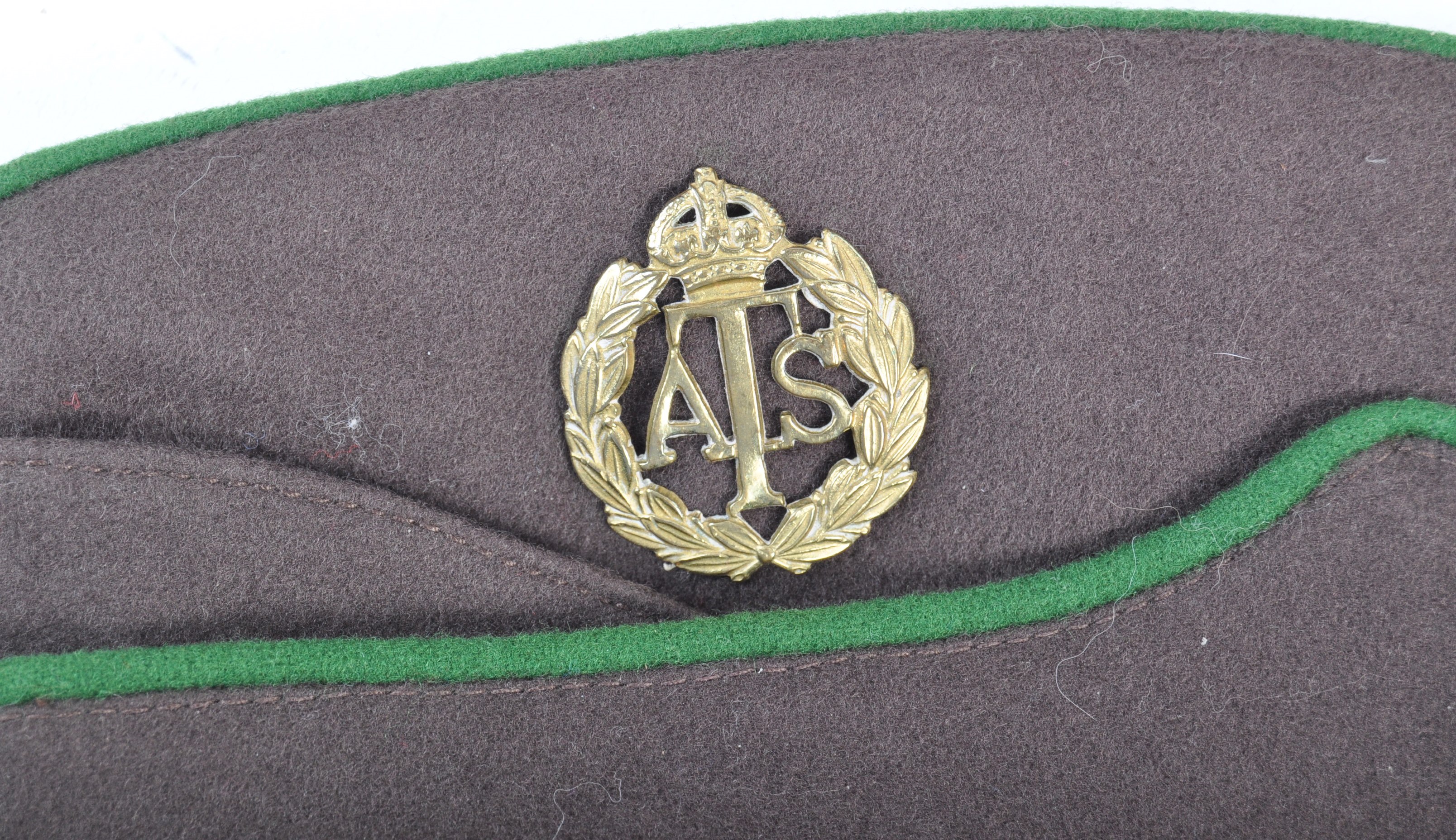 WWII INTEREST BRITISH ARMY ATS AUXILLIARY TRANSPORT SERVICE CAP - Image 2 of 4