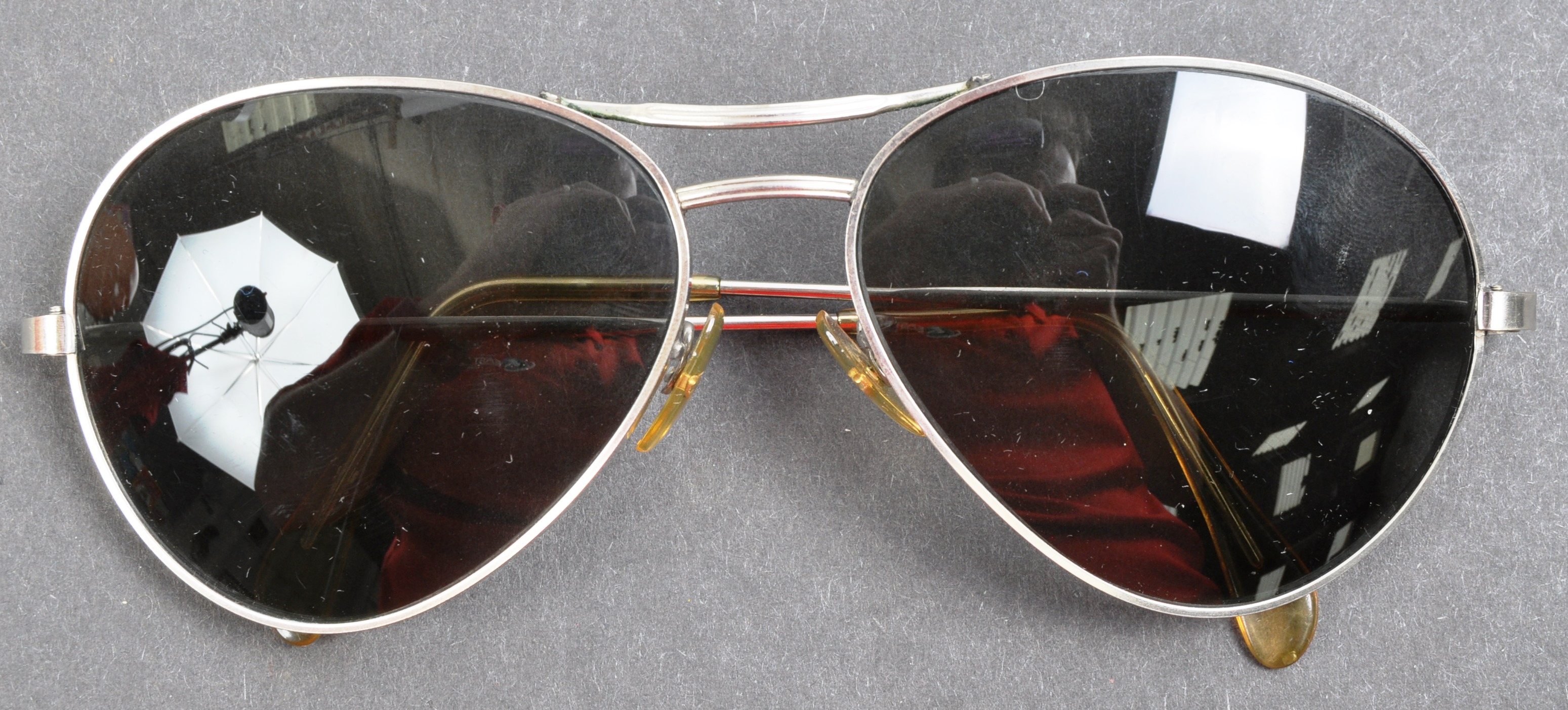 PAIR OF ORIGINAL 1950 / 1960 RAF ROYAL AIR FORCE AVIATOR SUNGLASSES - Image 3 of 6