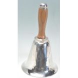 SILVER PLATED COCKTAIL SHAKER IN THE FORM OF A BELL.