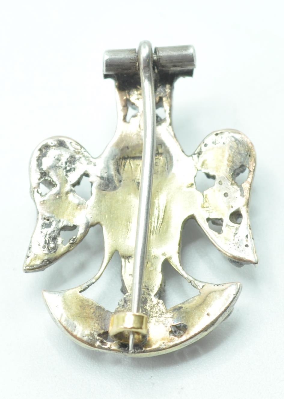 GEORGIAN ANTIQUE DIAMOND BIRD BROOCH - Image 5 of 5