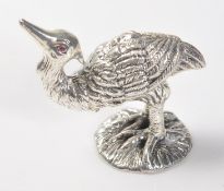 STAMPED 925 SILVER FIGURE OF A BIRD.