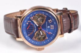 CONSTANTIN WEISZ DOUBLE HEART AUTOMATIC WRISTWATCH