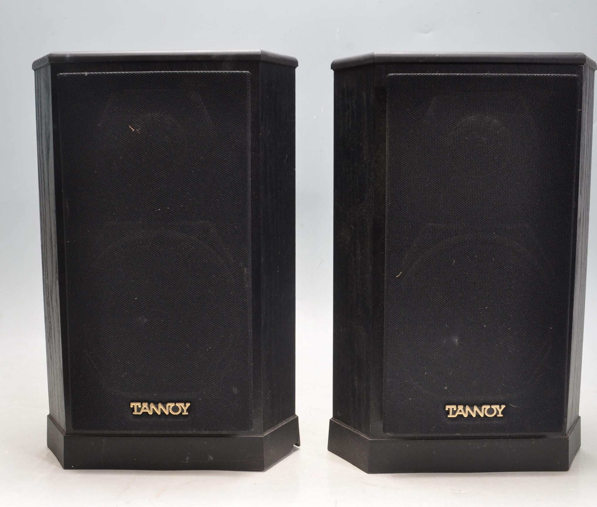 TWO PAIRS OF VINTAGE RETRO AUDIO SYSTEM / HI-FI SPEAKERS