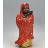 19TH CENTURY MEIJI PERIOD JAPANESE KUTANI DATUMA MONK FIGURINE