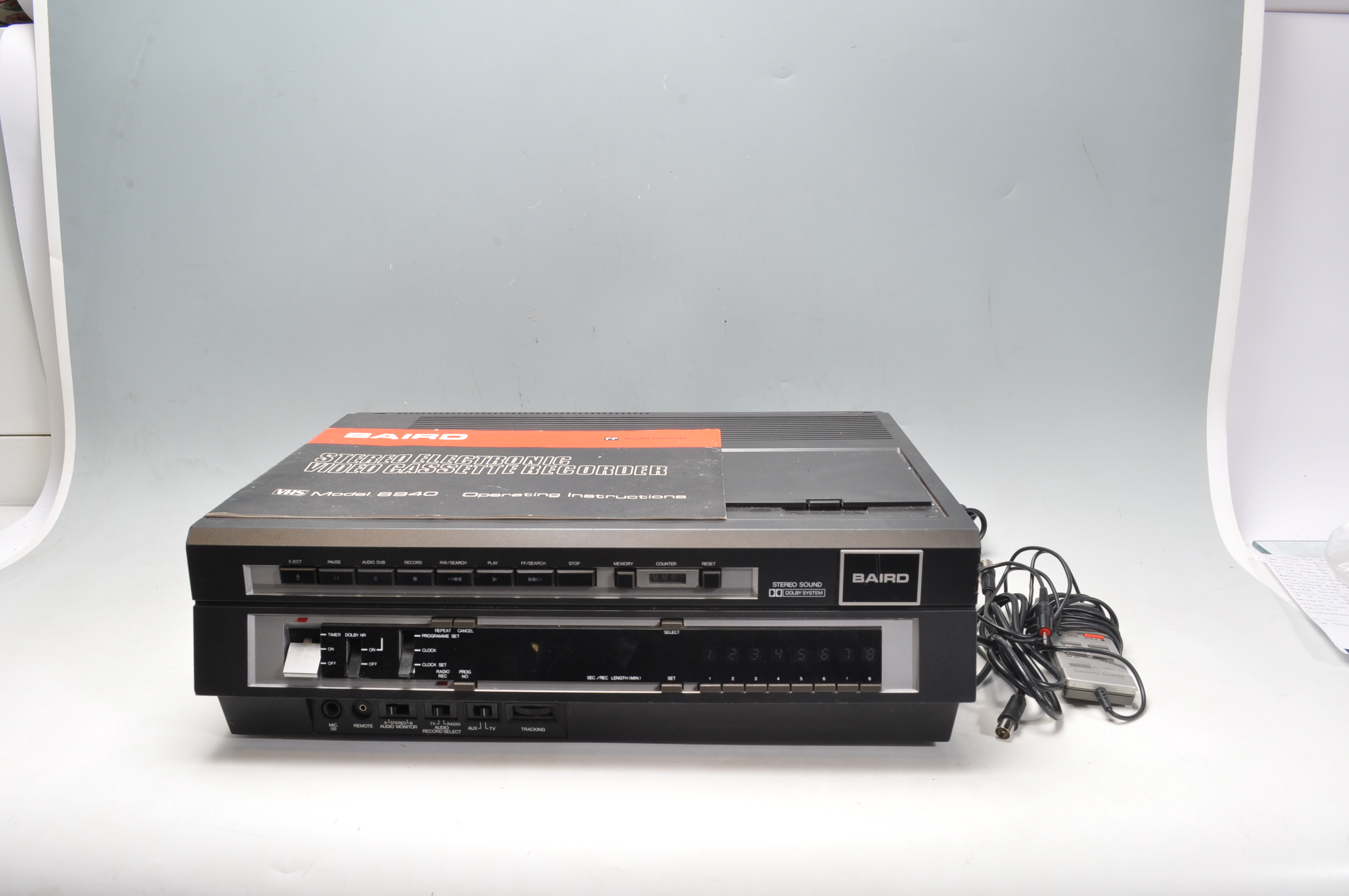 FIRST ONE OF THE SERIES BAIRD STEREO ELECTRONIC VIDEO CASSETTE RECORDER VHS - Image 2 of 4