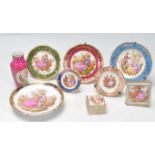 COLLECTION OF MINIATURE LIMOGES CERAMICS