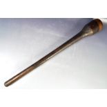 ANTIQUE AFRICAN TRIBAL CARVED HARDWOOD KNOBKERRIE WAR CLUB
