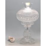 VINTAGE 20TH CENTURY WATERFORD CRYSTAL TABLE LAMP
