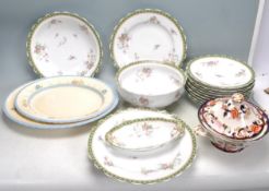 COLLECTION OF VINTAGE CHINA TO INCLUDE LIMOGES, NEW HALL AND MASON.