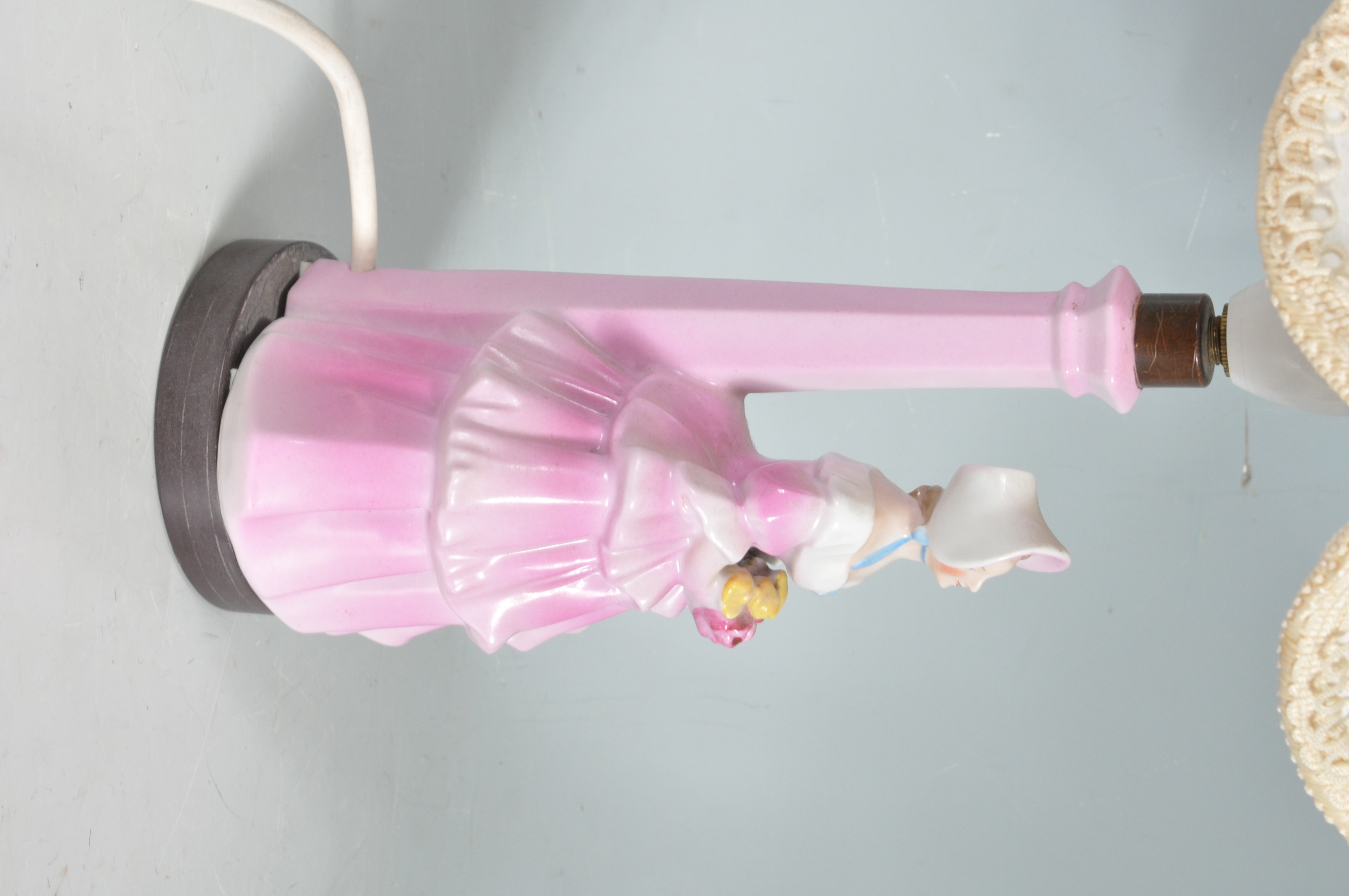 VINTAGE MID 20TH CENTURY CRINOLINE LADY LAMP - Image 5 of 6