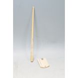 LATE 19TH CENTURY IVORY NOTEPAD AND BONE CHINESE CIGARETTE CHEROOT