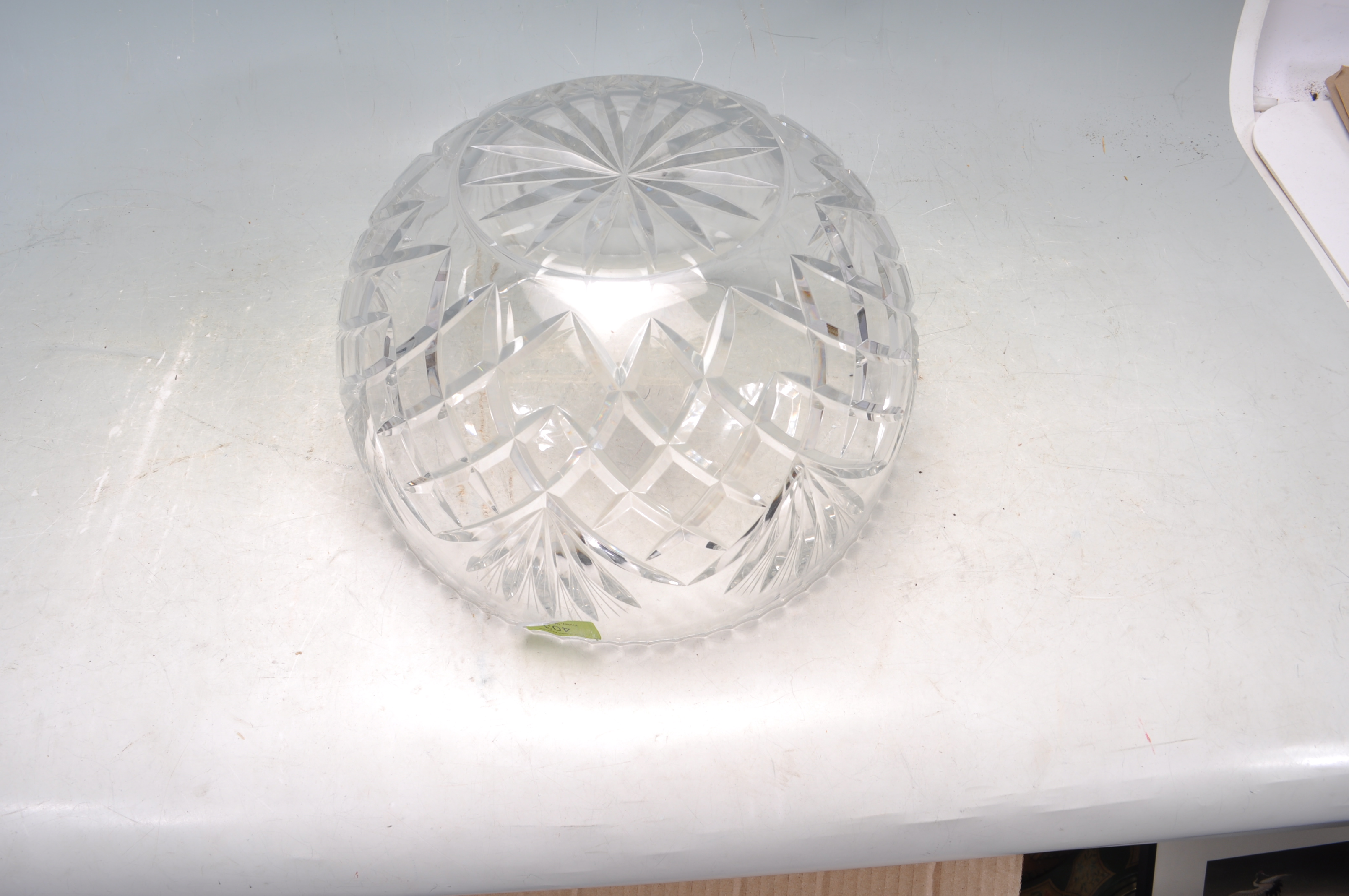 VINTAGE 20TH CENTURY WATERFORD CRYSTAL GLASS BOWL - Image 5 of 5