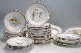 LARGE QUANTITY OF ROYAL OPALOR DINNER PLATES
