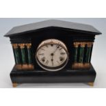 VINTAGE 20TH CENTURY MANTEL CLOCK OF ARCHITECTURAL FORM