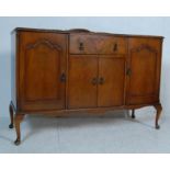 1940’S QUEEN ANNE STYLE WALNUT SIDEBOARD