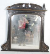 LARGE IMPRESSIVE 19TH CENTURY VICTORIAN AESTHETIC MOVEMENT MIRROR