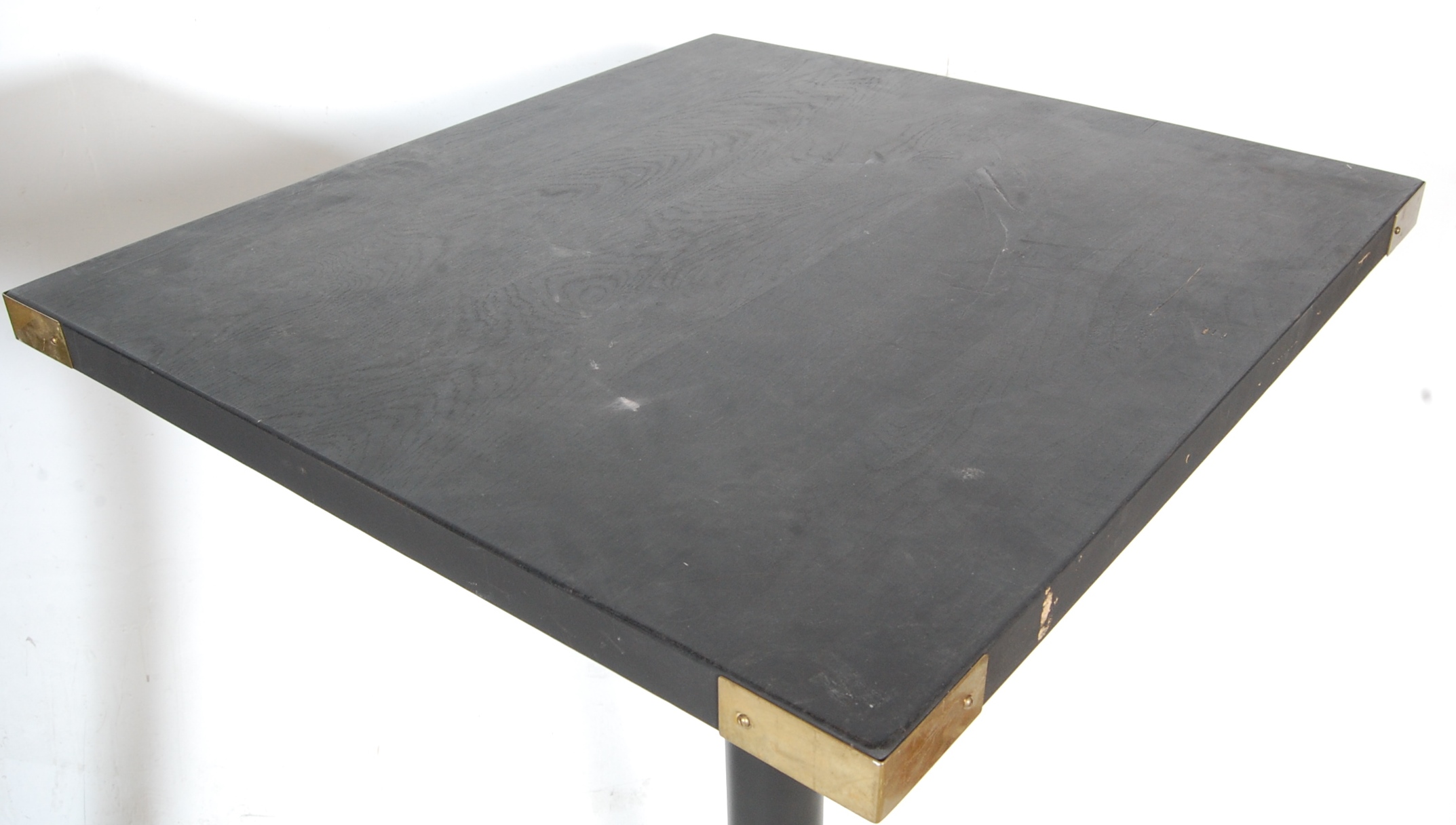 CONTEMPORARY EBONISED WOOD BAR TABLES - Image 6 of 6