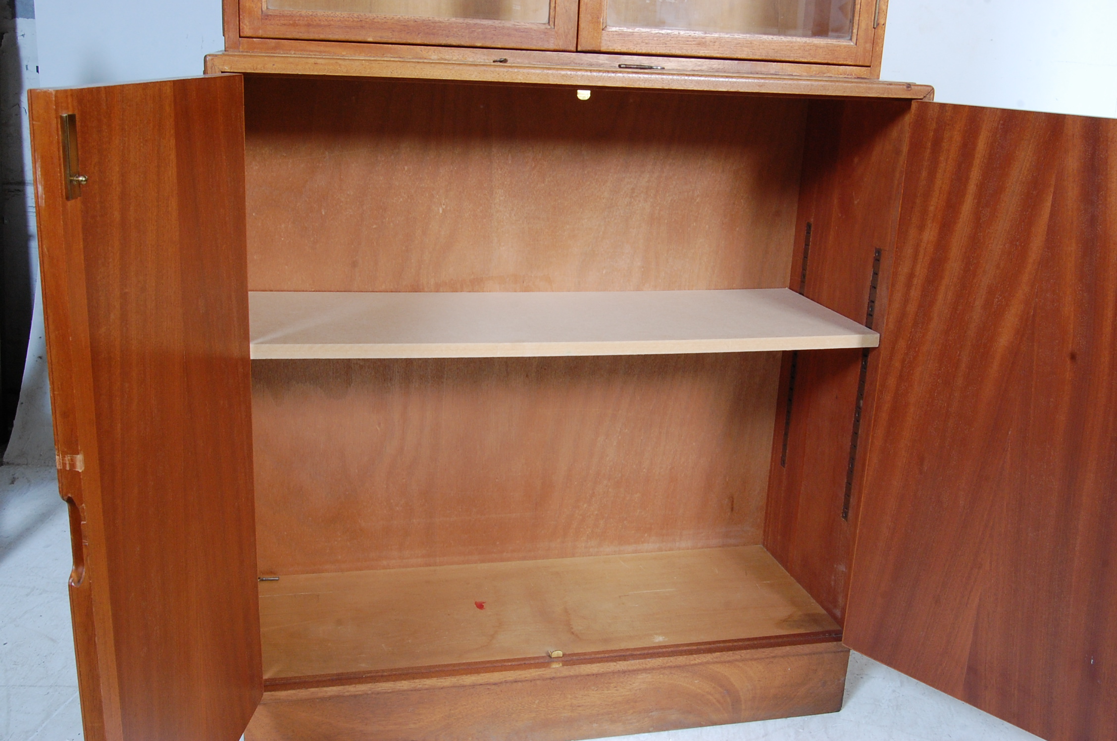 MID CENTURY TEAK WOOD DANISH INSPIRED SCHOOL CUPBOARD - Image 4 of 4